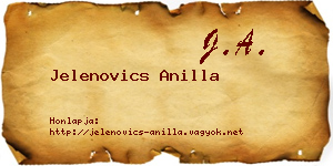 Jelenovics Anilla névjegykártya